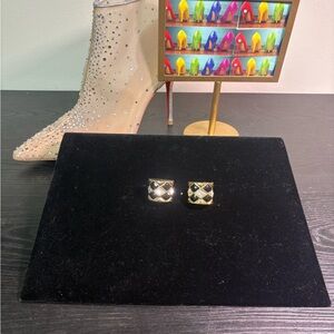 Vintage St John Gold Tone signed clip on earrings